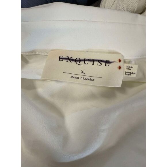 Anthropologie White Blouse “the Tobie” by Exquise long sleeved - Picture 9 of 9